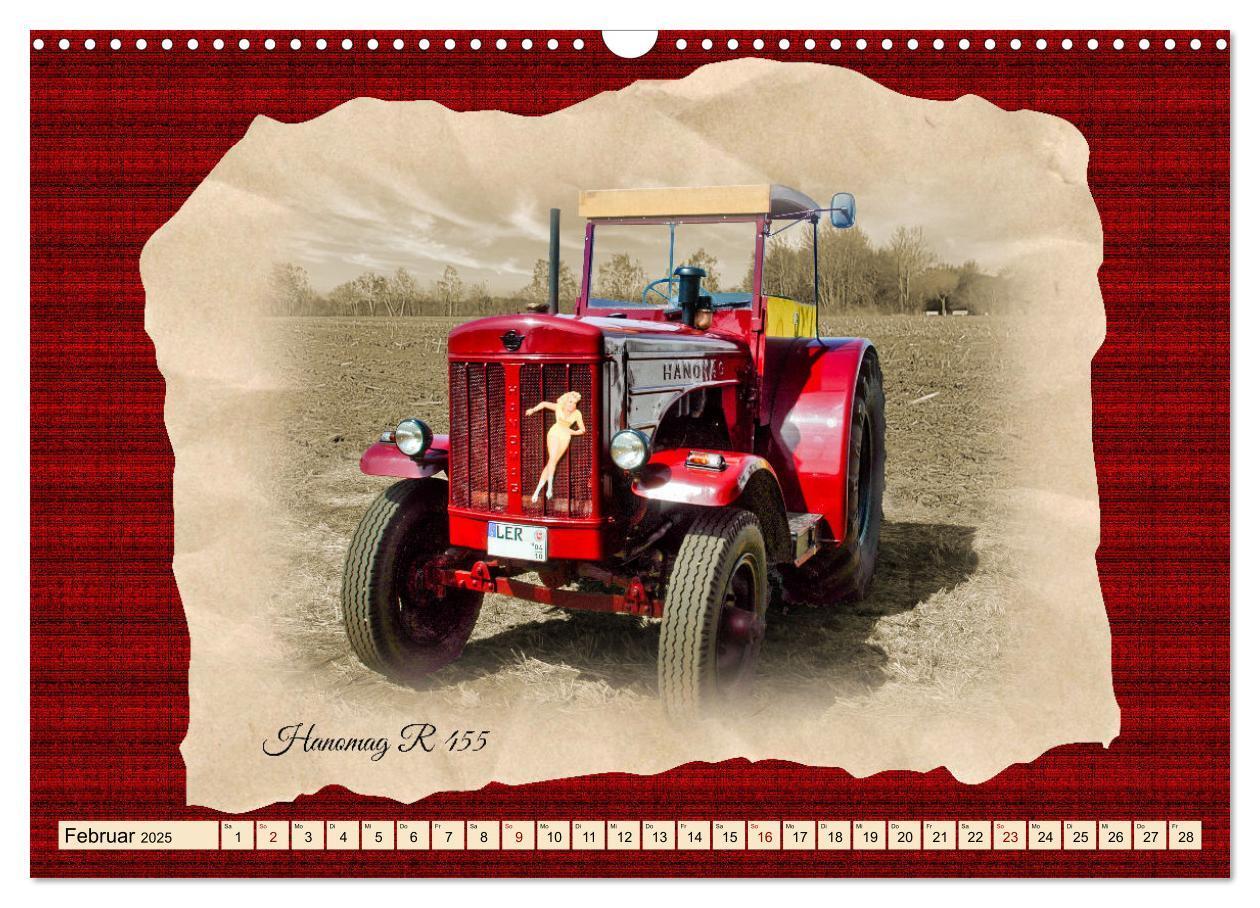 Bild: 9783383863028 | Hanomag Schlepper (Wandkalender 2025 DIN A3 quer), CALVENDO...