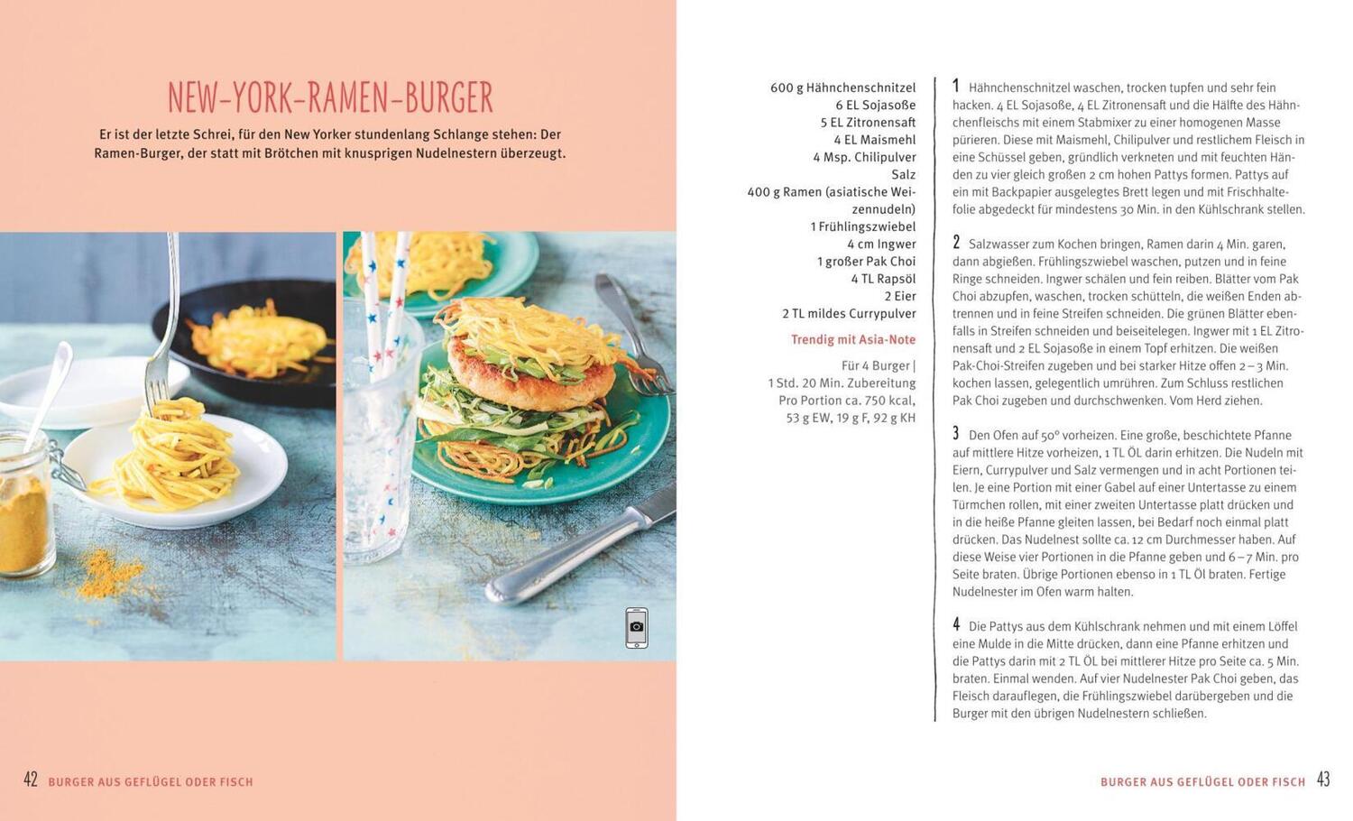 Bild: 9783833839627 | Burger | Lieblings-Fastfood selbst gemacht. Mit kostenloser App | Buch