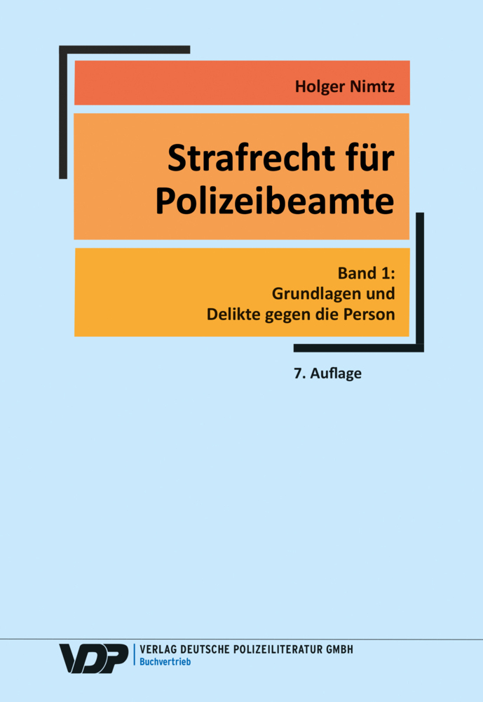 Cover: 9783801108953 | Strafrecht für Polizeibeamte | Holger Nimtz | Taschenbuch | 288 S.