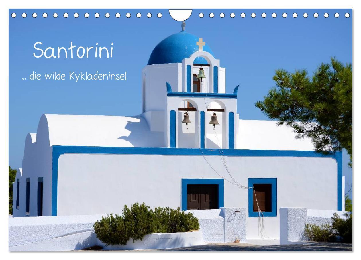 Cover: 9783383538407 | Santorini (Wandkalender 2024 DIN A4 quer), CALVENDO Monatskalender
