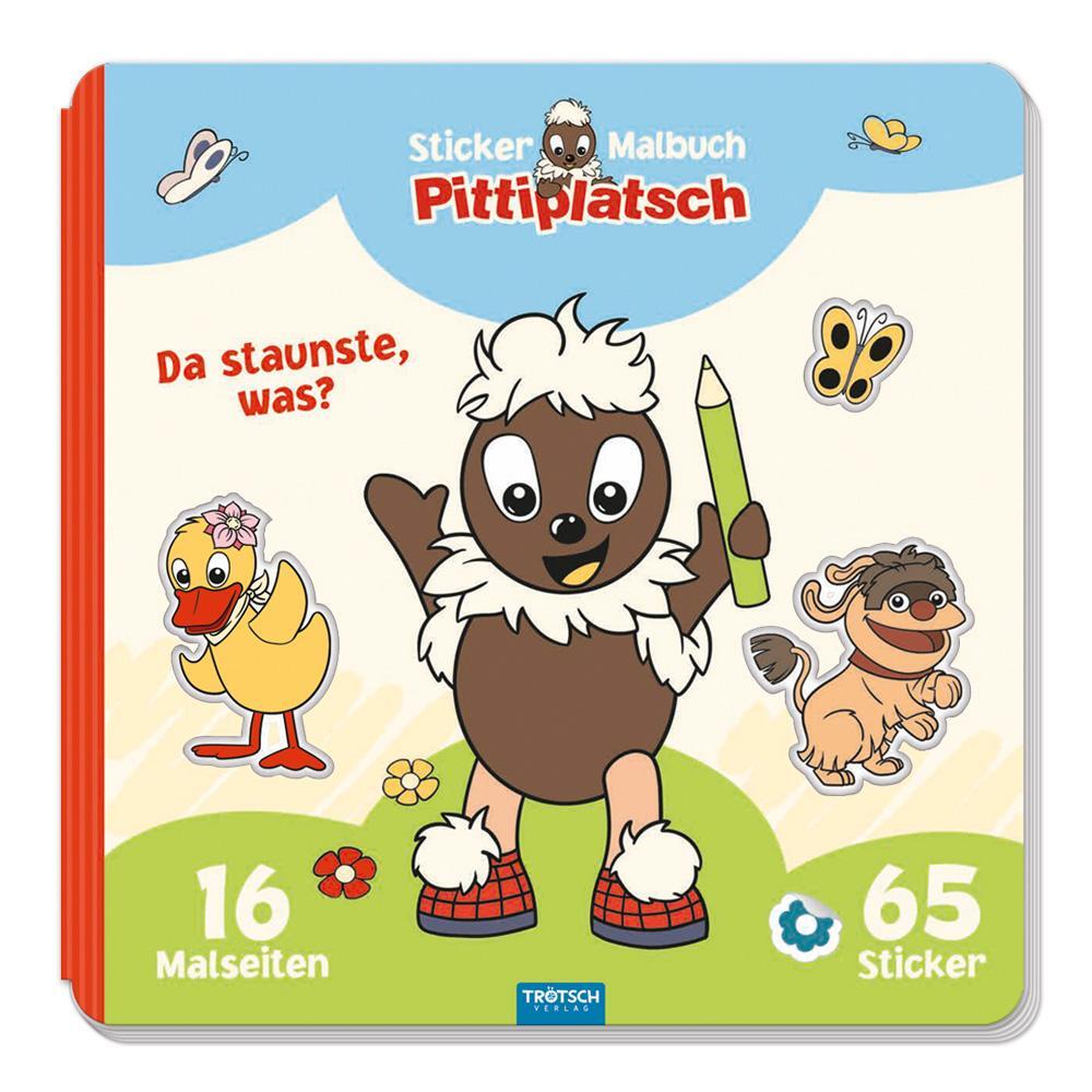 Cover: 9783965526303 | Trötsch Unser Sandmännchen Malbuch Stickermalbuch Pittiplatsch | Buch