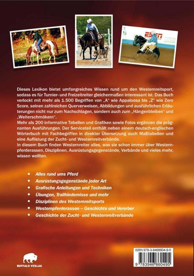 Rückseite: 9783946860495 | Lexikon Westernreiten | Praxiswissen von A - Z | Ute Tietje | Buch