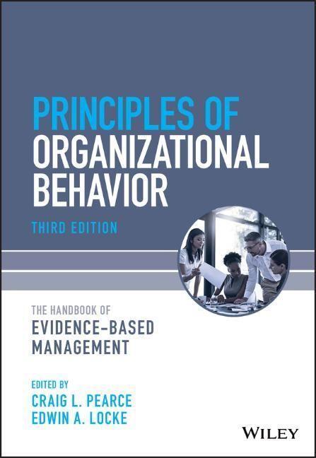 Cover: 9781119828549 | Principles of Organizational Behavior | Edwin A. Locke (u. a.) | Buch