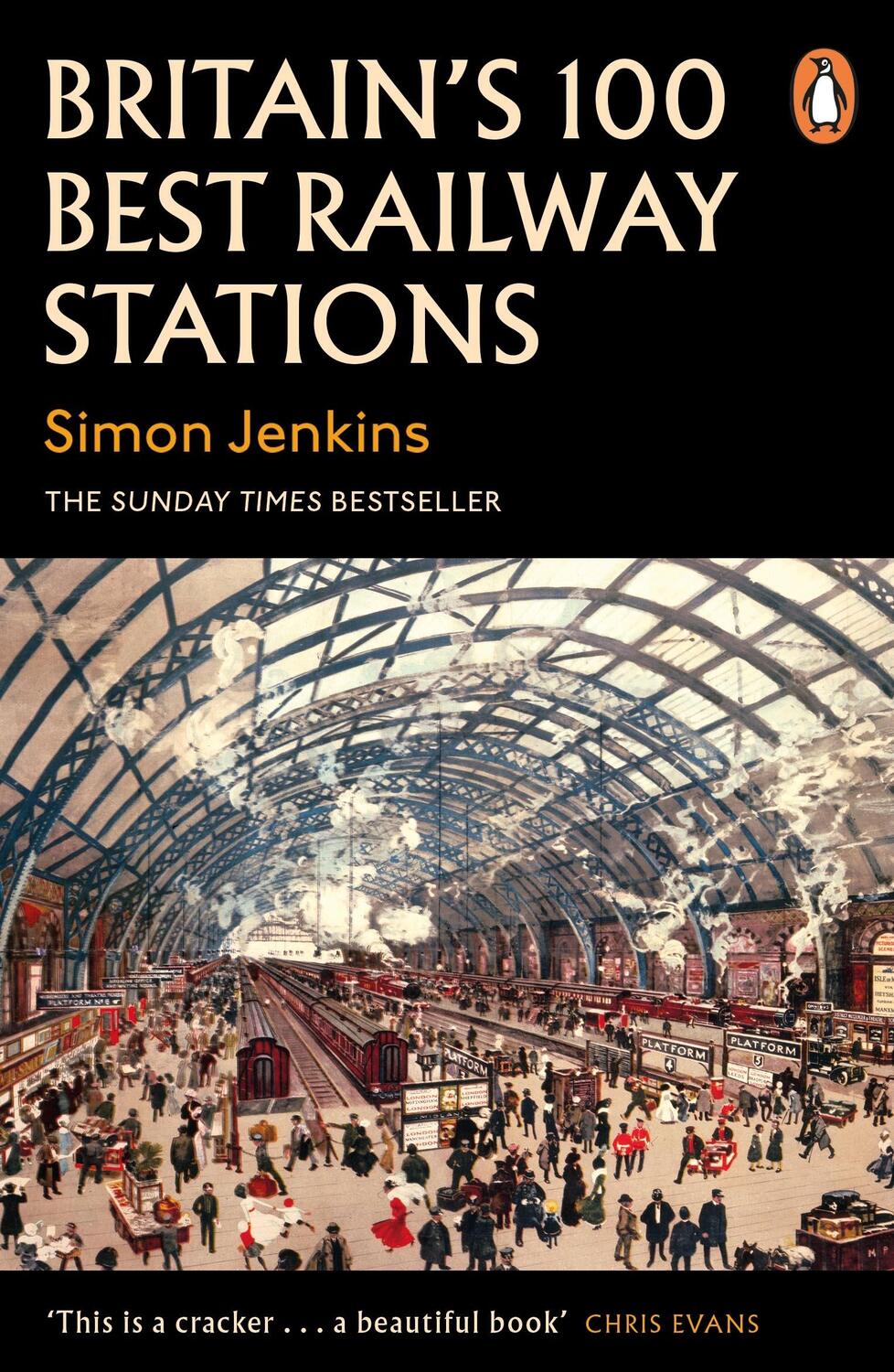 Cover: 9780241979006 | Britain's 100 Best Railway Stations | Simon Jenkins | Taschenbuch