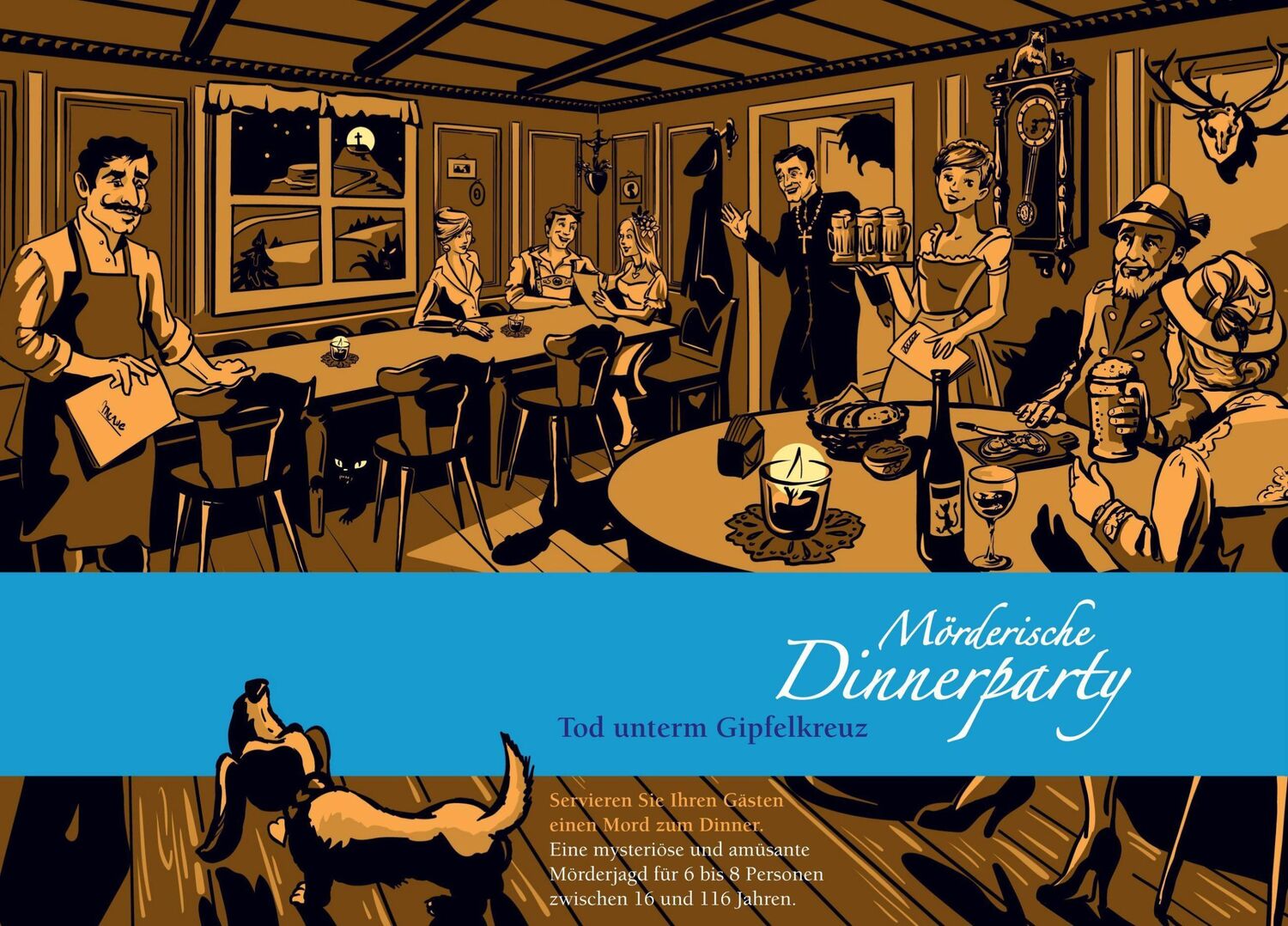 Cover: 9783948403034 | Tod unterm Gipfelkreuz | Mörderische Dinnerparty | Christiane Fux