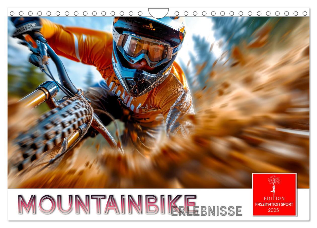 Cover: 9783457149843 | Mountainbike Erlebnisse (Wandkalender 2025 DIN A4 quer), CALVENDO...