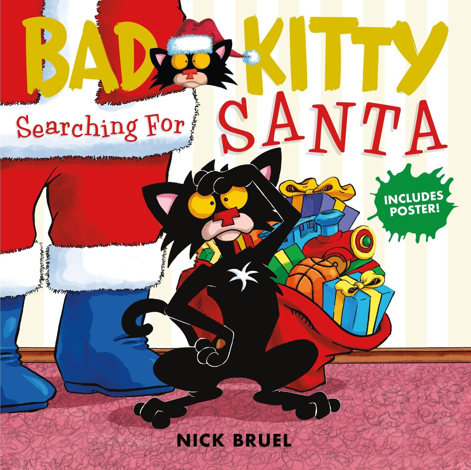 Cover: 9781250198433 | Bad Kitty: Searching for Santa | Nick Bruel | Buch | Gebunden | 2019