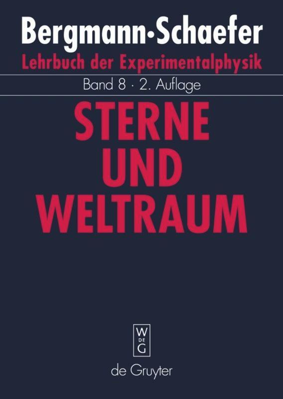 Cover: 9783110168662 | Sterne und Weltraum | Wilhelm Raith | Buch | XIV | Deutsch | 2002