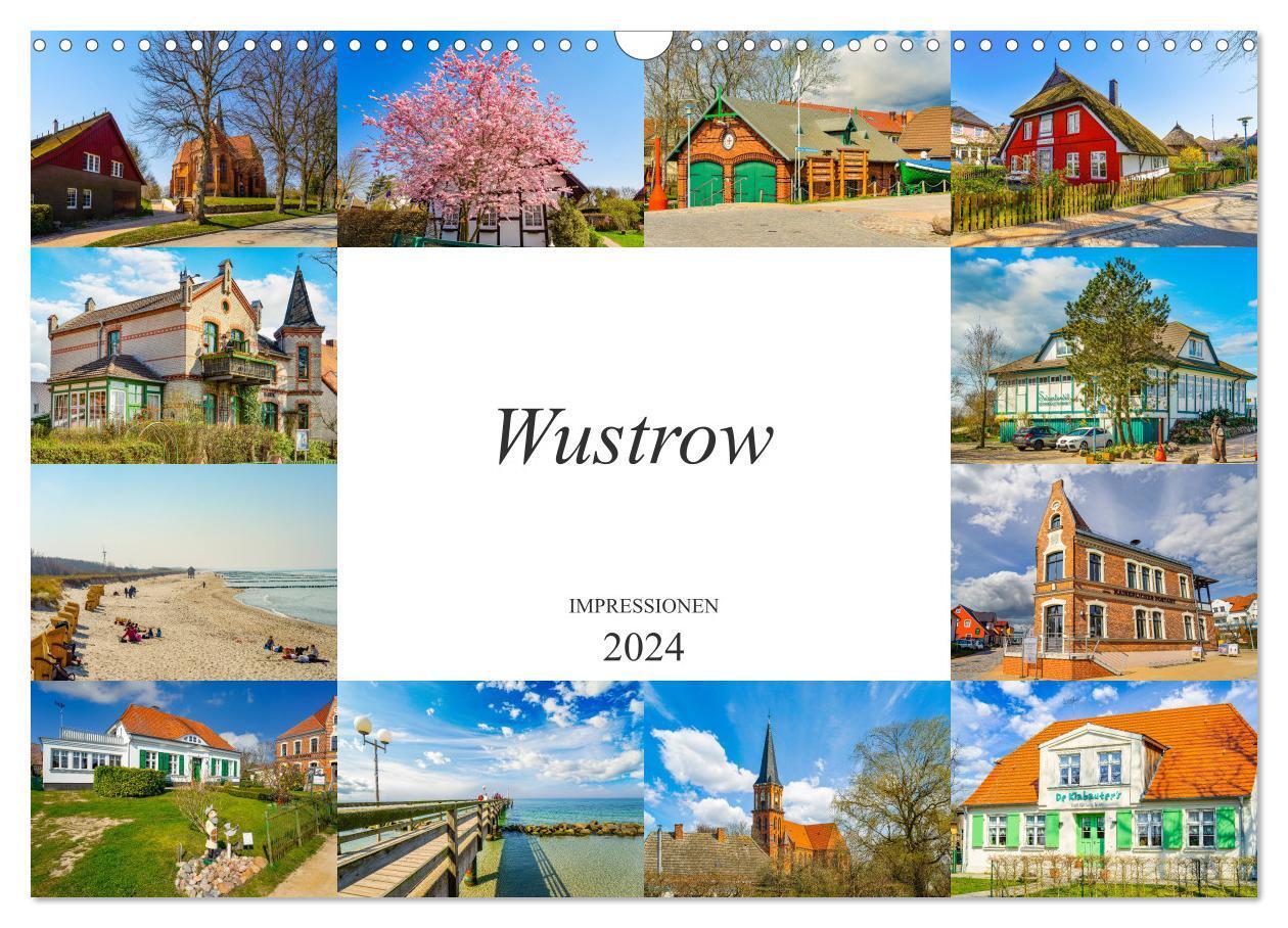 Cover: 9783383004131 | Wustrow Impressionen (Wandkalender 2024 DIN A3 quer), CALVENDO...