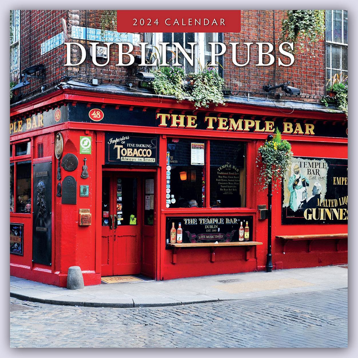 Cover: 9781804422649 | Dublin Pubs 2024 Square Wall Calendar | Red Robin Publishing Ltd.