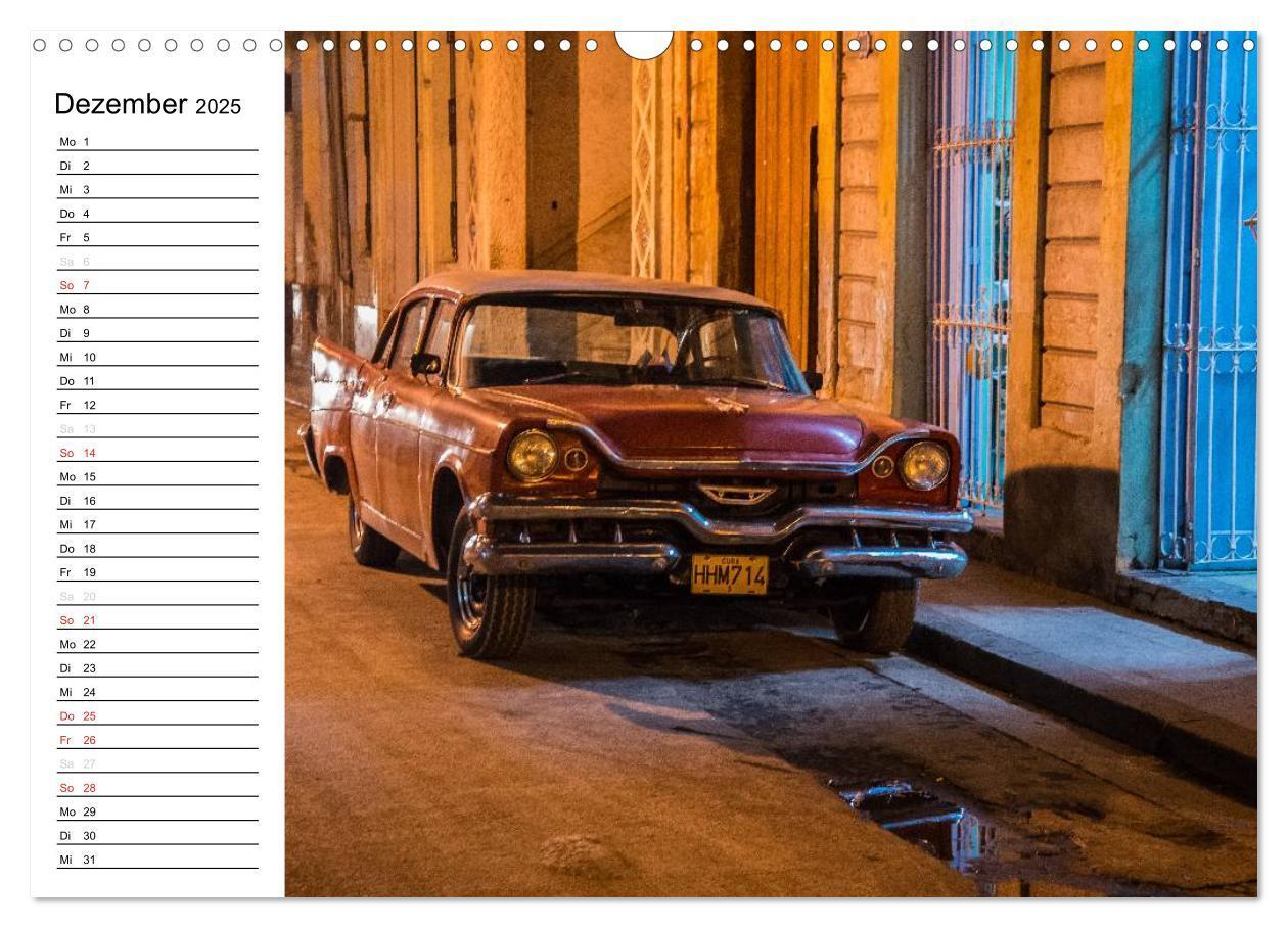 Bild: 9783435535538 | Cars on Cuba (Wandkalender 2025 DIN A3 quer), CALVENDO Monatskalender