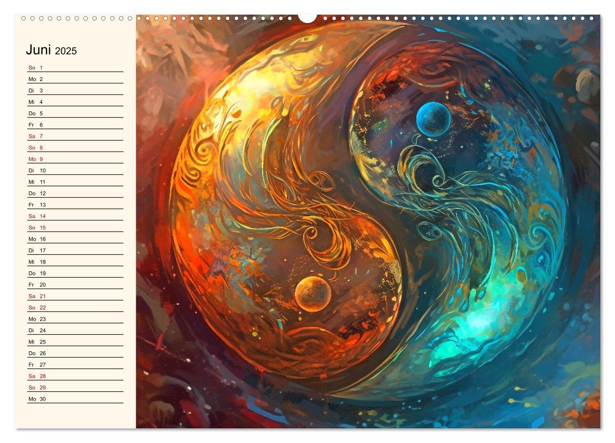 Bild: 9783383904813 | Stille, Stärke und Yoga (Wandkalender 2025 DIN A2 quer), CALVENDO...