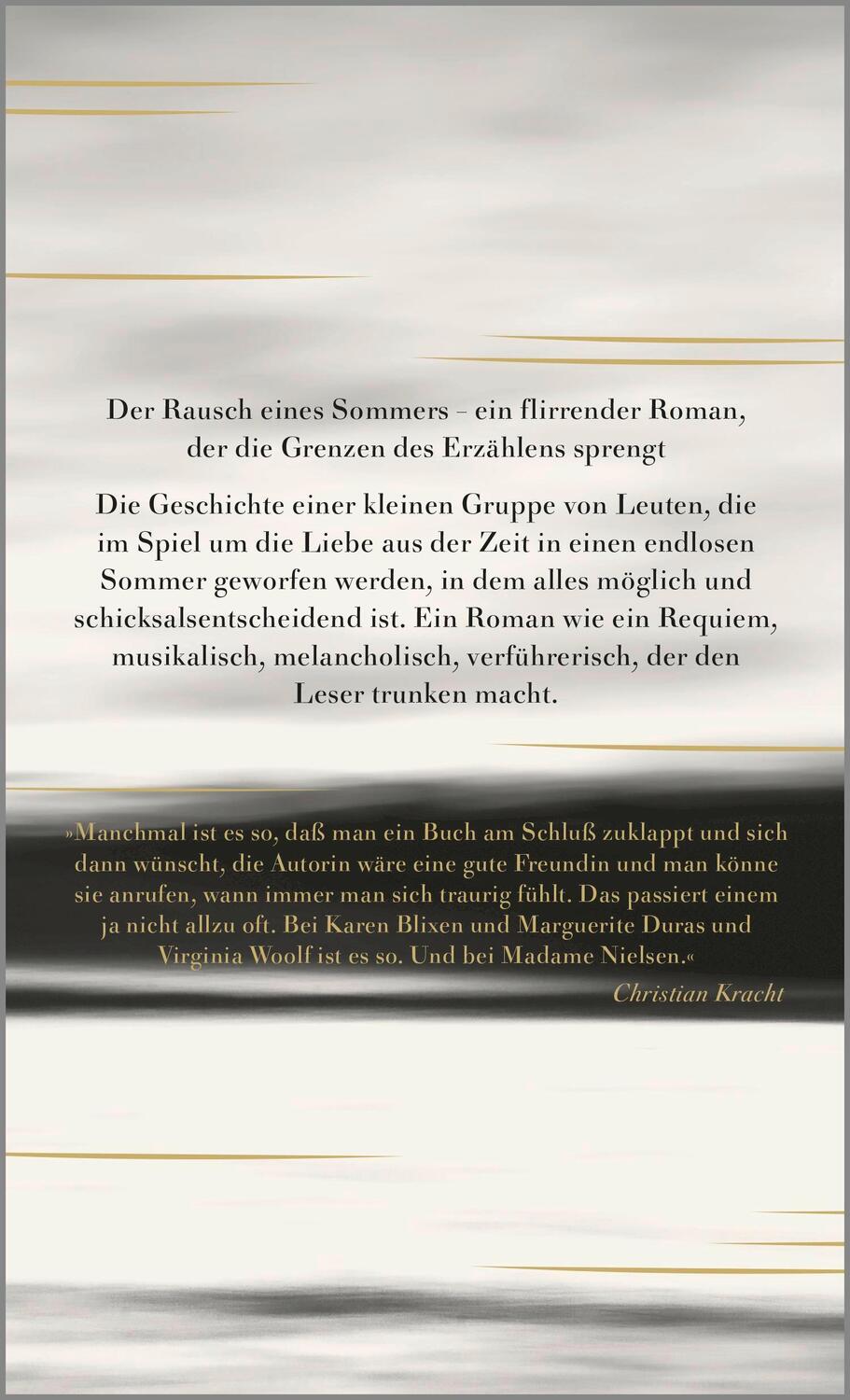 Rückseite: 9783462051025 | Der endlose Sommer | Ein Requiem | Madame Nielsen | Buch | 192 S.