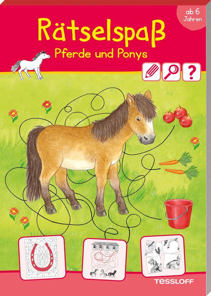 Cover: 9783788639693 | Rätselspaß Pferde &amp; Ponys ab 6 Jahren | Irmtraut Teltau | Taschenbuch