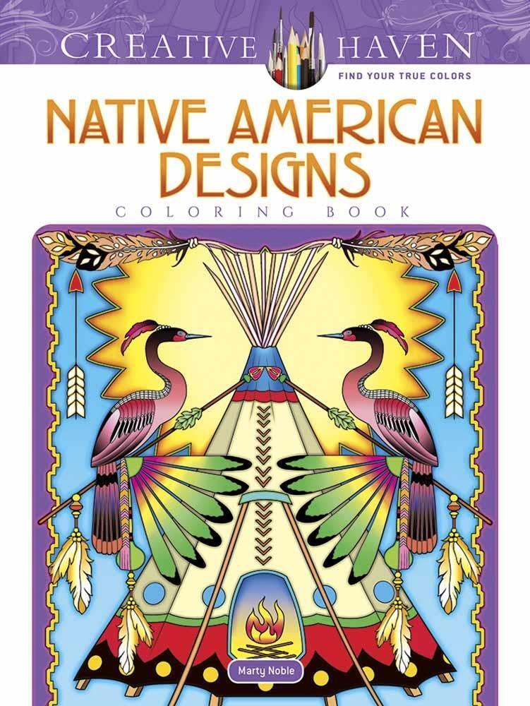 Cover: 9780486817453 | Creative Haven Native American Designs Coloring Book | Marty Noble