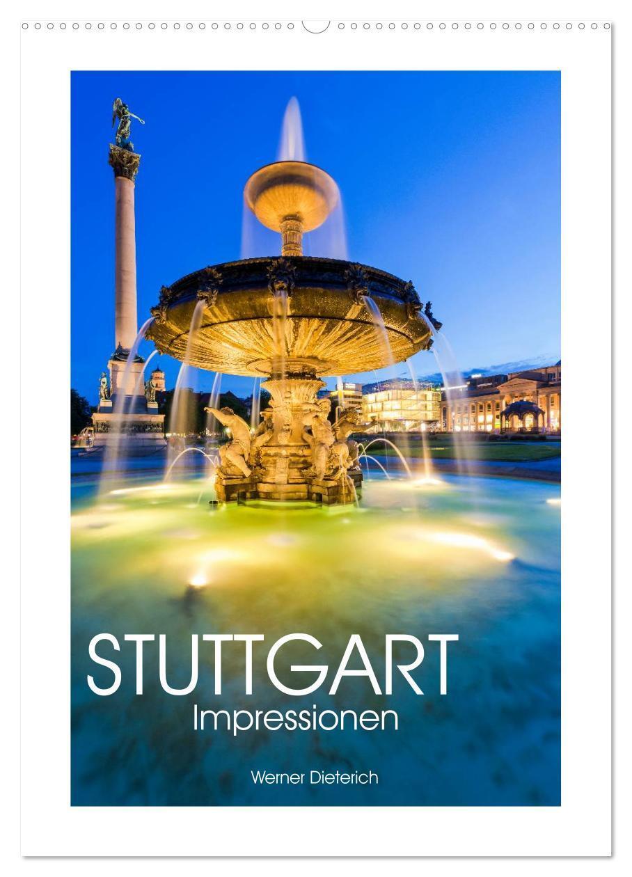 Cover: 9783457003435 | STUTTGART Impressionen (Wandkalender 2025 DIN A2 hoch), CALVENDO...