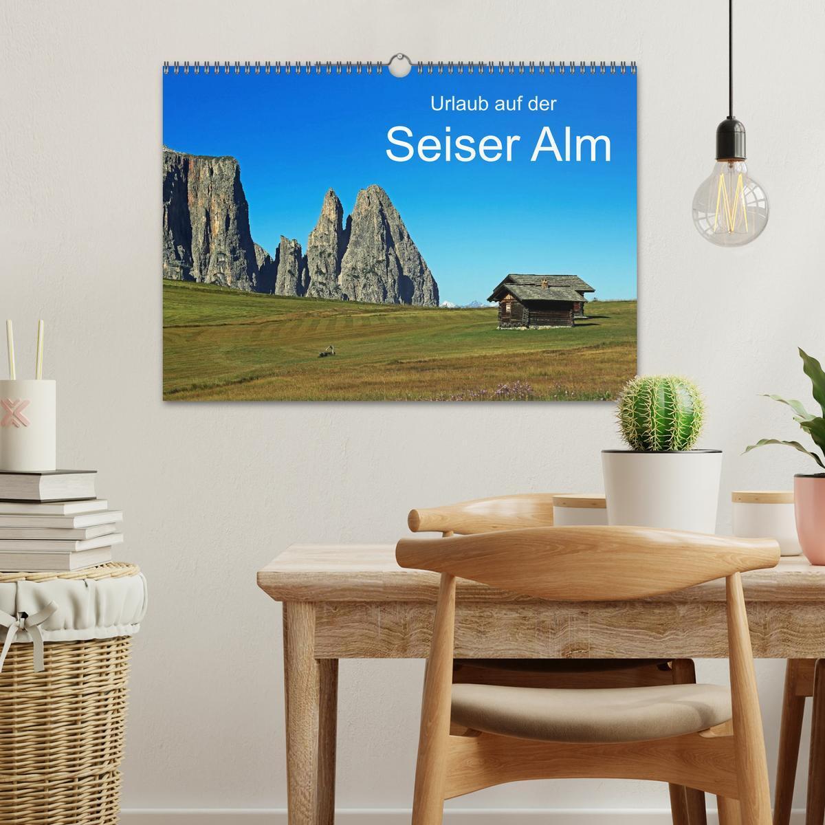 Bild: 9783435672264 | Urlaub auf der Seiser Alm (Wandkalender 2025 DIN A3 quer), CALVENDO...