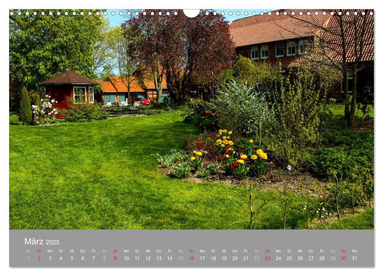 Bild: 9783435609215 | Romantische Garten-Paradiese (Wandkalender 2025 DIN A3 quer),...