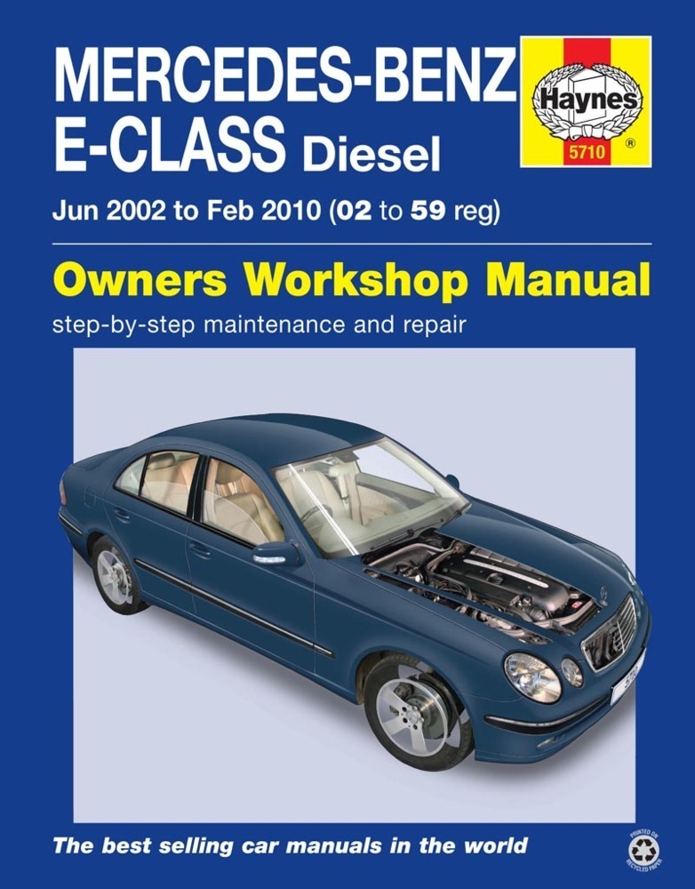 Cover: 9780857337108 | Mercedes-Benz E-Class Diesel (02 to 10) Haynes Repair Manual | Randall