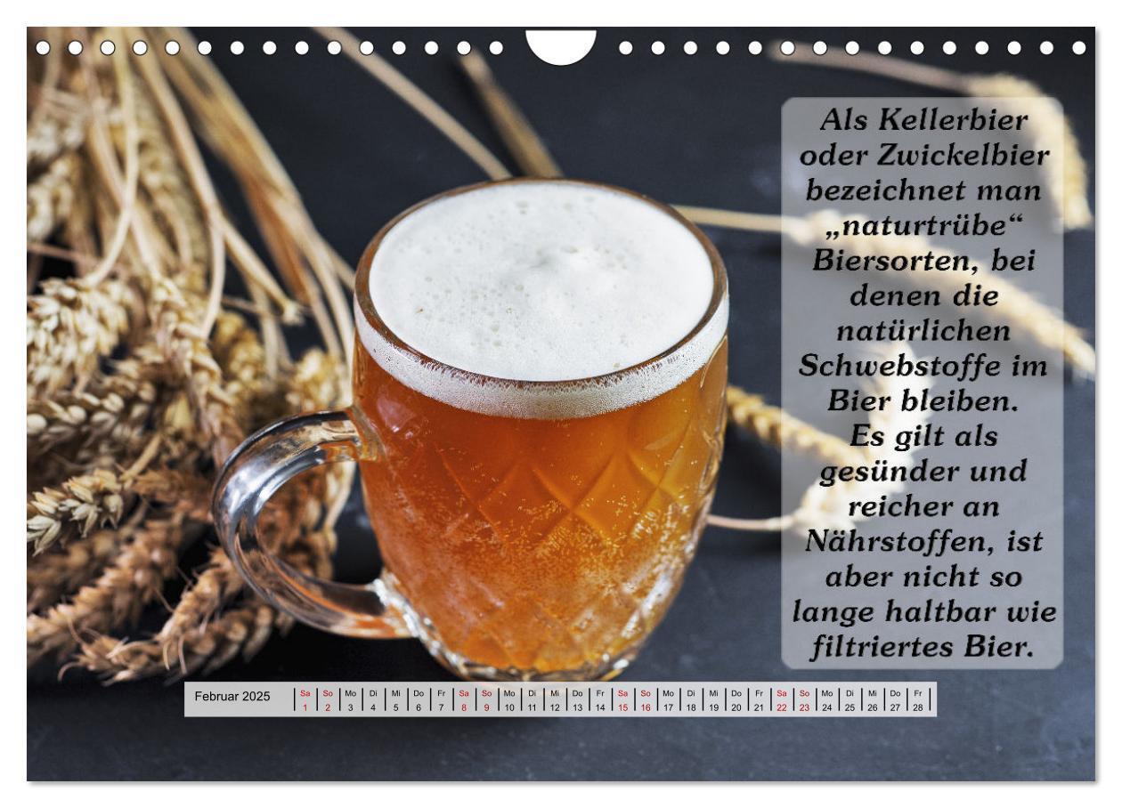 Bild: 9783435037094 | Wissenswertes über Bier (Wandkalender 2025 DIN A4 quer), CALVENDO...