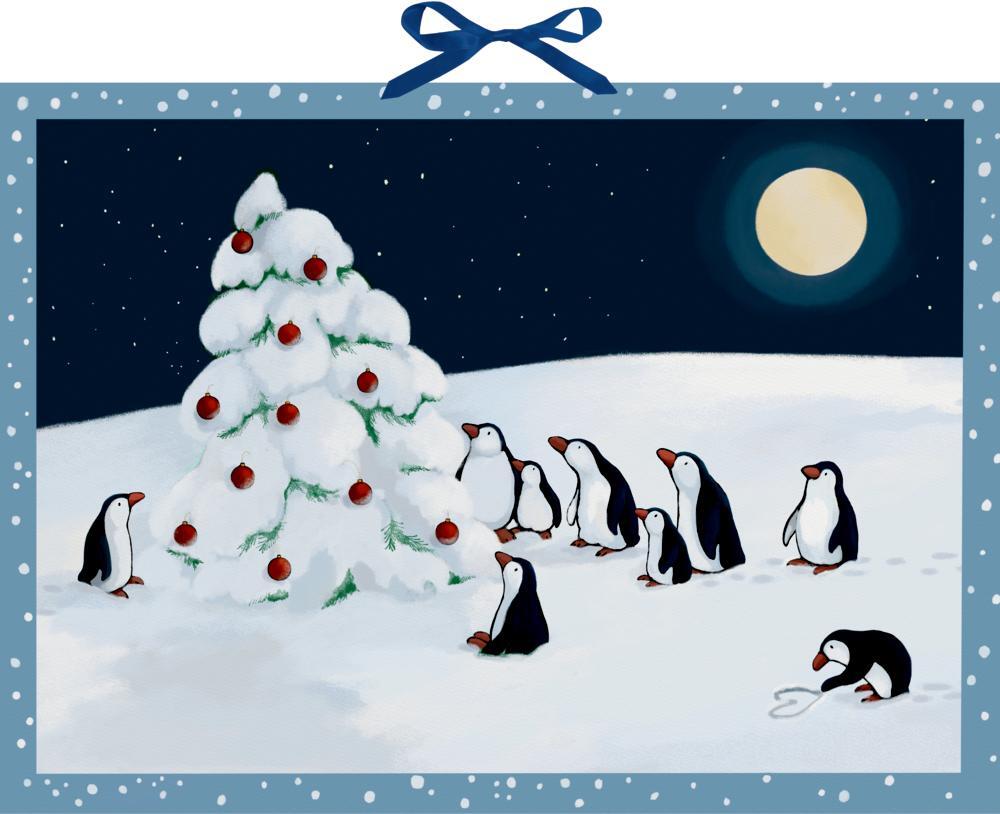 Cover: 4050003722320 | Wandkalender - Pinguin-Weihnacht | Beate Dölling | Kalender | 1 S.