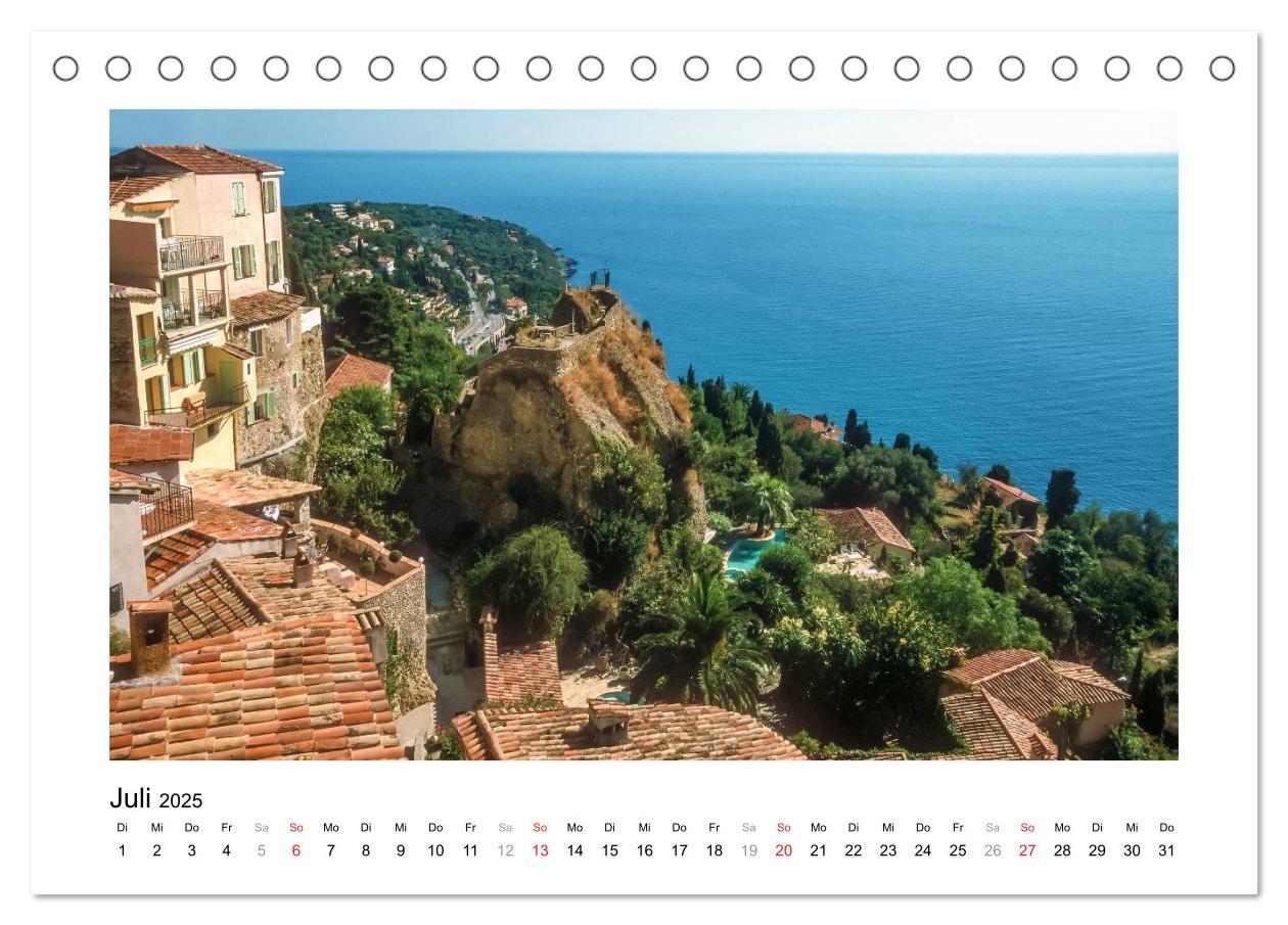 Bild: 9783435668519 | Cote d'Azur - Im Licht der blauen Küste (Tischkalender 2025 DIN A5...