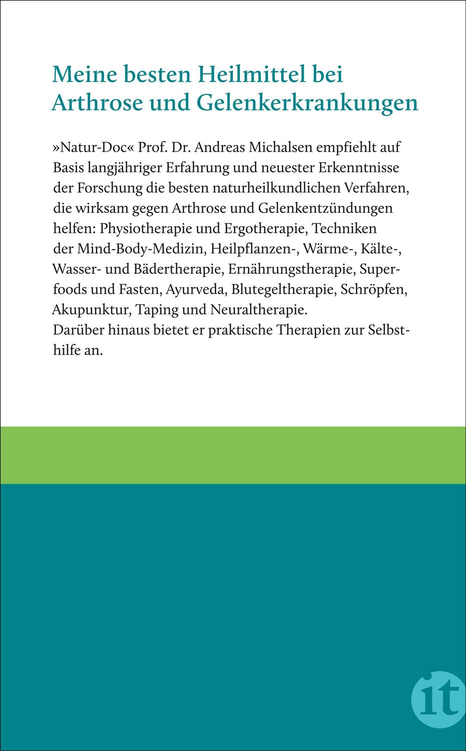 Rückseite: 9783458683346 | Die Natur-Docs - Meine besten Heilmittel für Gelenke. Arthrose,...