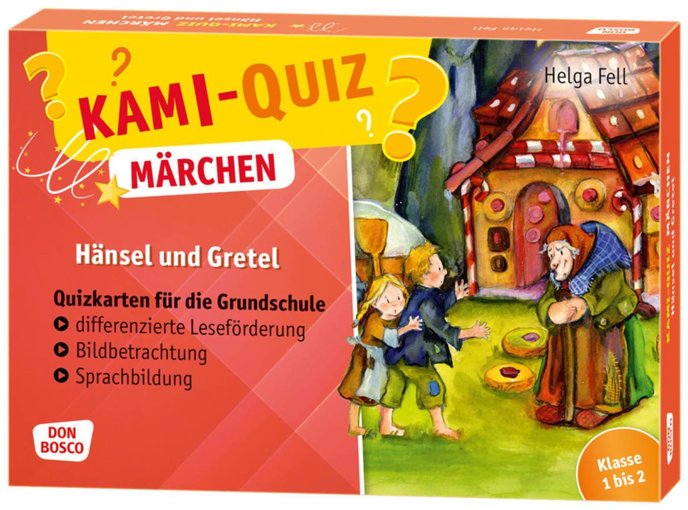 Cover: 4260179517402 | Kami-Quiz Märchen: Hänsel und Gretel | Helga Fell | Box | 34 S. | 2021