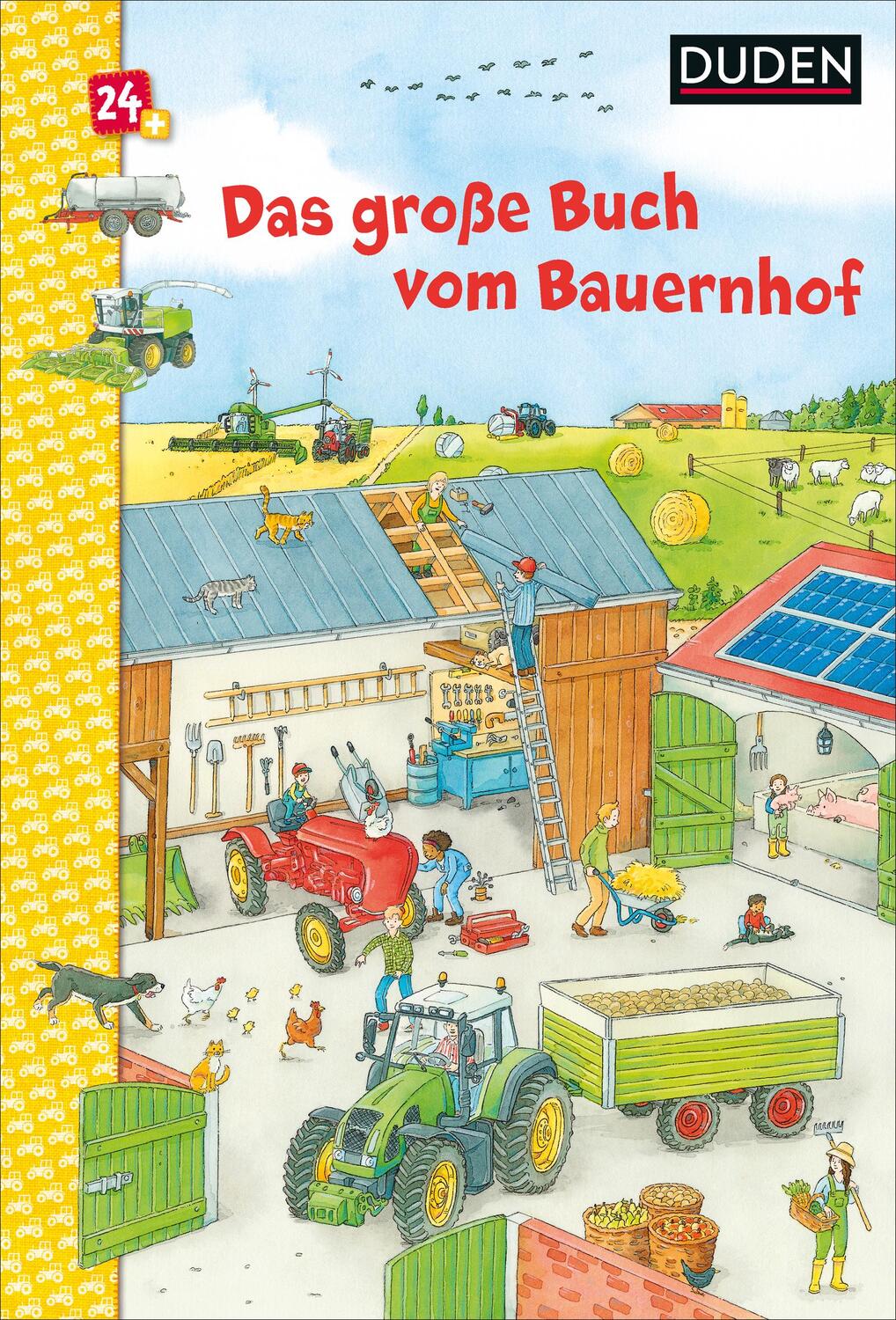 Cover: 9783737333467 | Duden 24+: Das große Buch vom Bauernhof | Wimmelbuch | Christina Braun