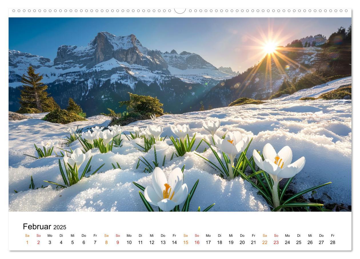 Bild: 9783457129593 | Natur im Jahr (Wandkalender 2025 DIN A2 quer), CALVENDO Monatskalender