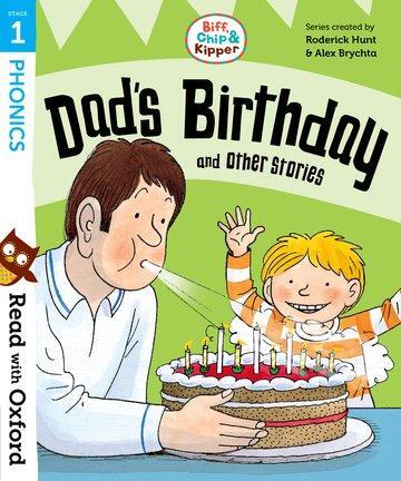 Cover: 9780192764164 | Read with Oxford: Stage 1: Biff, Chip and Kipper: Dad's Birthday...