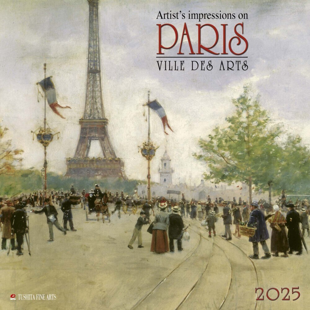 Cover: 9783959294379 | Paris - Ville des Arts 2025 | Kalender 2025 | Kalender | Drahtheftung