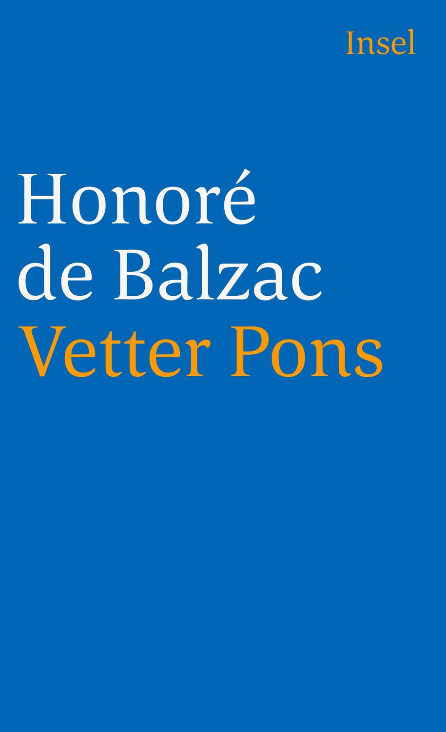 Cover: 9783458336105 | Vetter Pons | Honore de Balzac | Taschenbuch | Insel-Taschenbücher