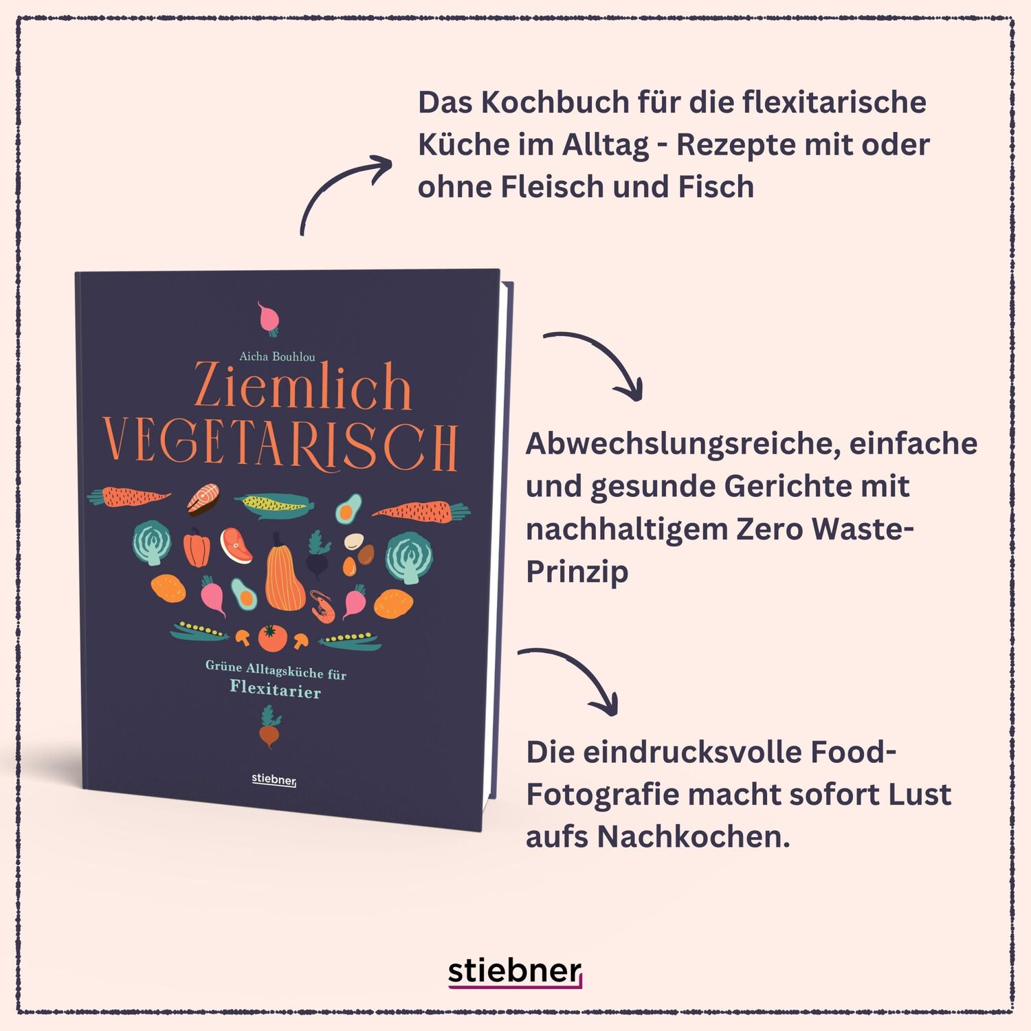 Bild: 9783830710721 | Ziemlich vegetarisch | Aicha Bouhlou | Buch | 248 S. | Deutsch | 2024