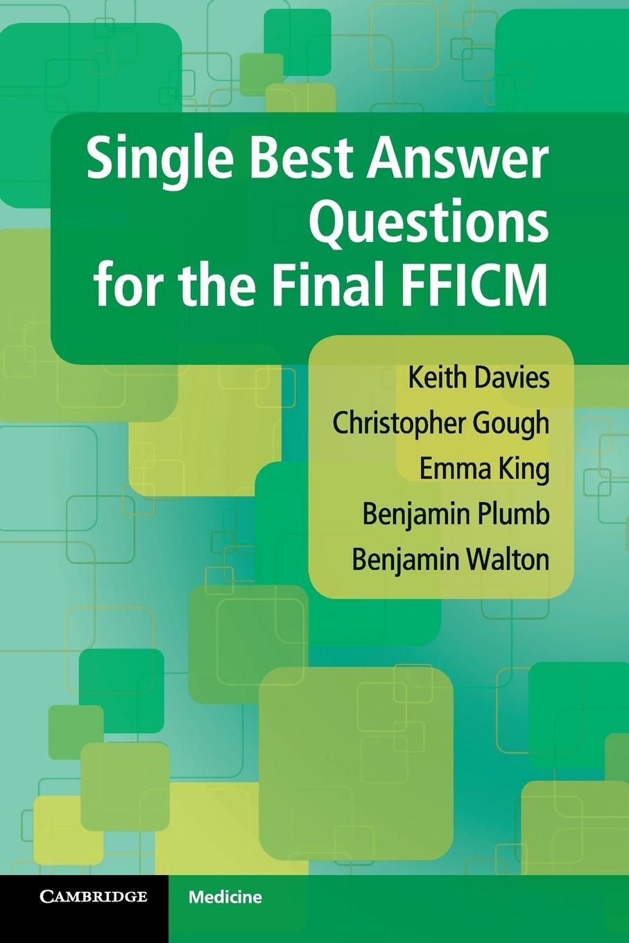 Cover: 9781107549302 | Single Best Answer Questions for the Final FFICM | Emma King | Buch