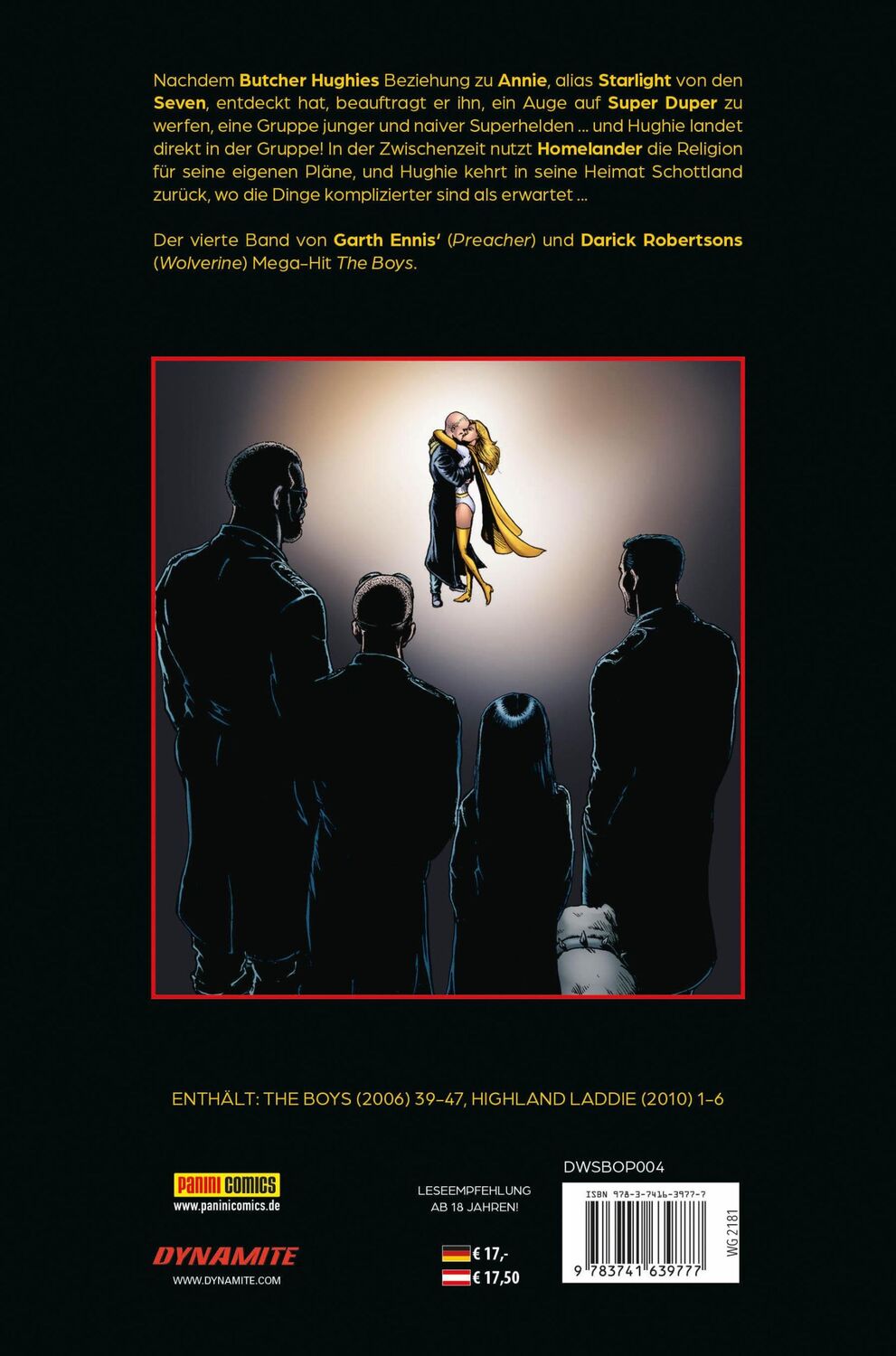 Rückseite: 9783741639777 | The Boys (Pocket Edition) | Bd. 4 | Garth Ennis (u. a.) | Taschenbuch