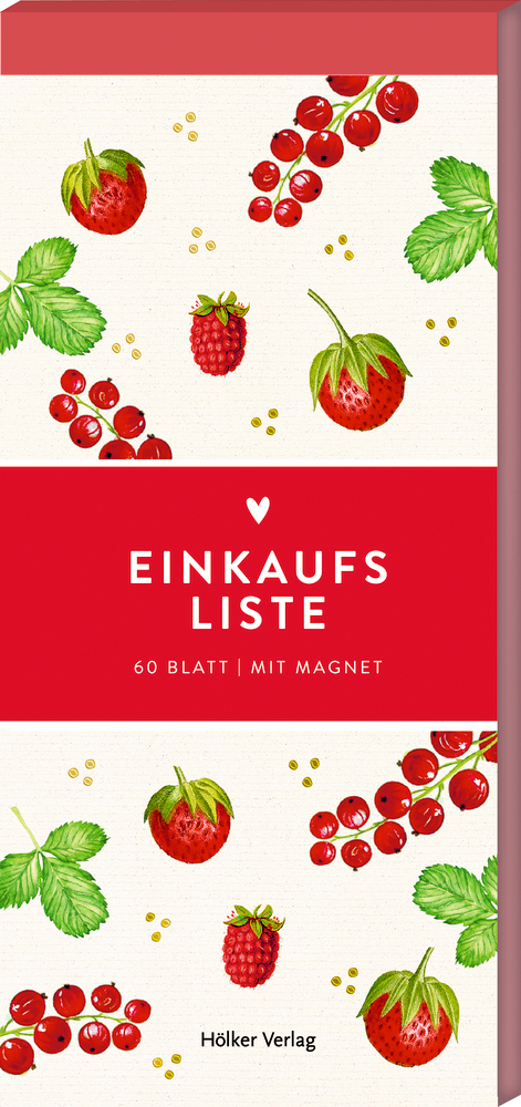 Cover: 4041433880919 | Einkaufsliste (Rote Beeren, Küchenpapeterie) | Taschenbuch | 80 S.