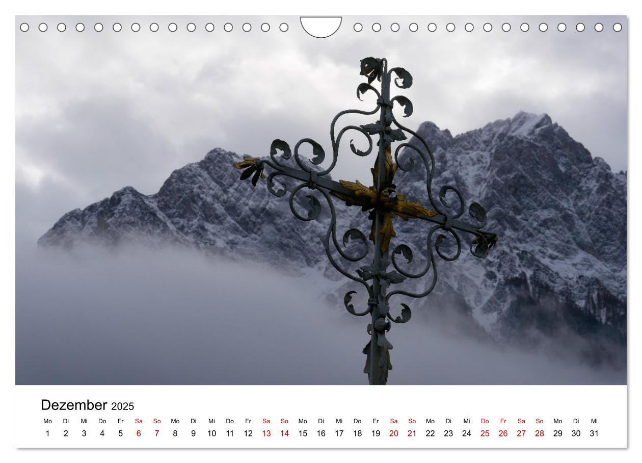 Bild: 9783435019649 | Das Zugspitzegebiet (Wandkalender 2025 DIN A4 quer), CALVENDO...