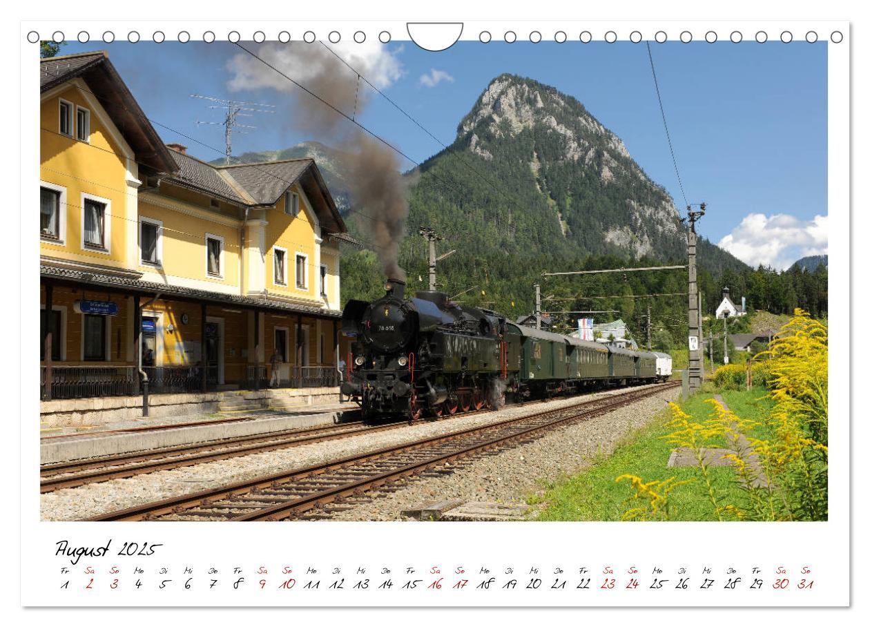 Bild: 9783435348152 | Mit Volldampf durch Österreich (Wandkalender 2025 DIN A4 quer),...