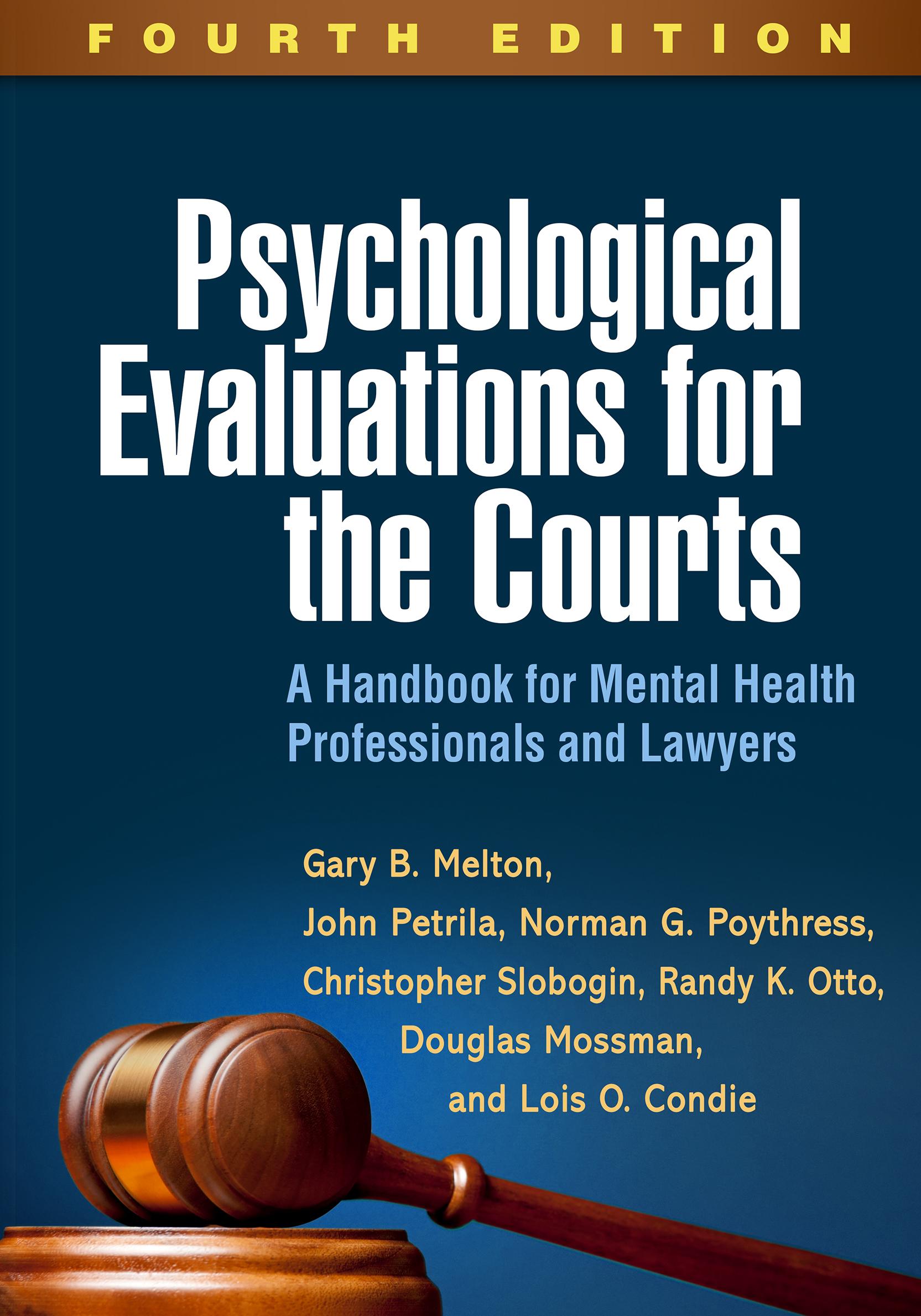 Cover: 9781462532667 | Psychological Evaluations for the Courts | Gary B Melton (u. a.)