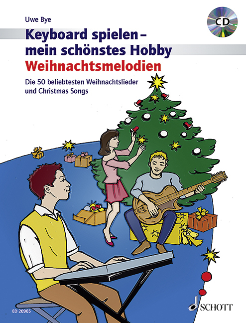 Cover: 9783795760526 | Weihnachtsmelodien | Uwe Bye | Noten mit CD (Broschur) | Deutsch
