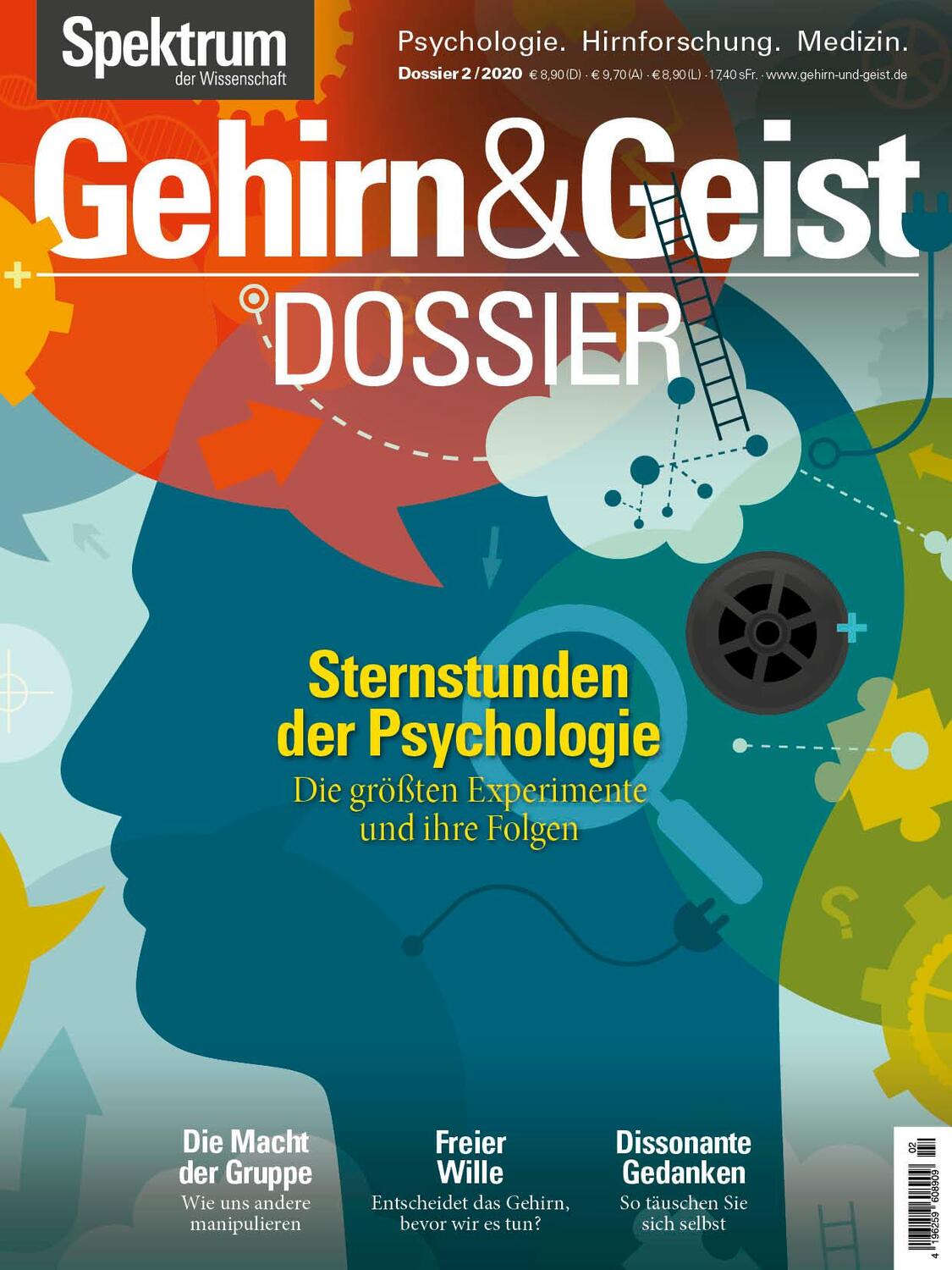 Cover: 9783958923966 | Gehirn&Geist - Sternstunden der Psychologie | Taschenbuch | Deutsch
