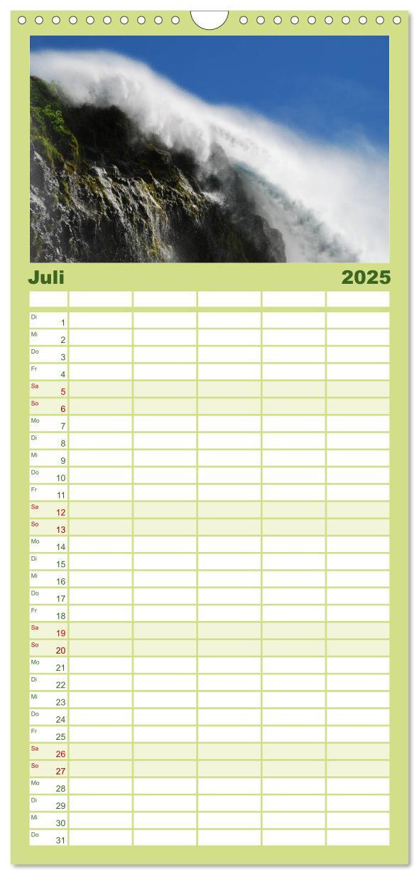 Bild: 9783457114940 | Familienplaner 2025 - Das ist ISLAND mit 5 Spalten (Wandkalender,...