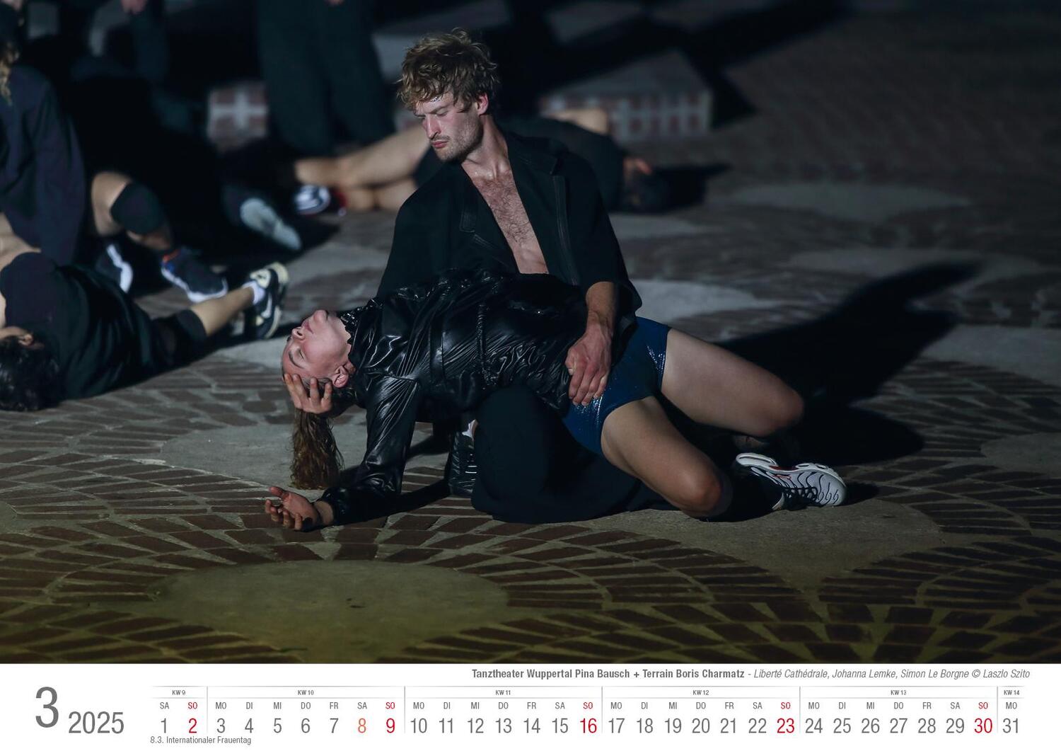 Bild: 9783965352377 | Tanztheater Wuppertal Pina Bausch 2025 Bildkalender A3 Spiralbindung