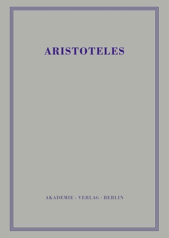 Cover: 9783050025216 | Politik - Buch IV-VI | Buch | Werke, BAND 9/III | 670 S. | Deutsch