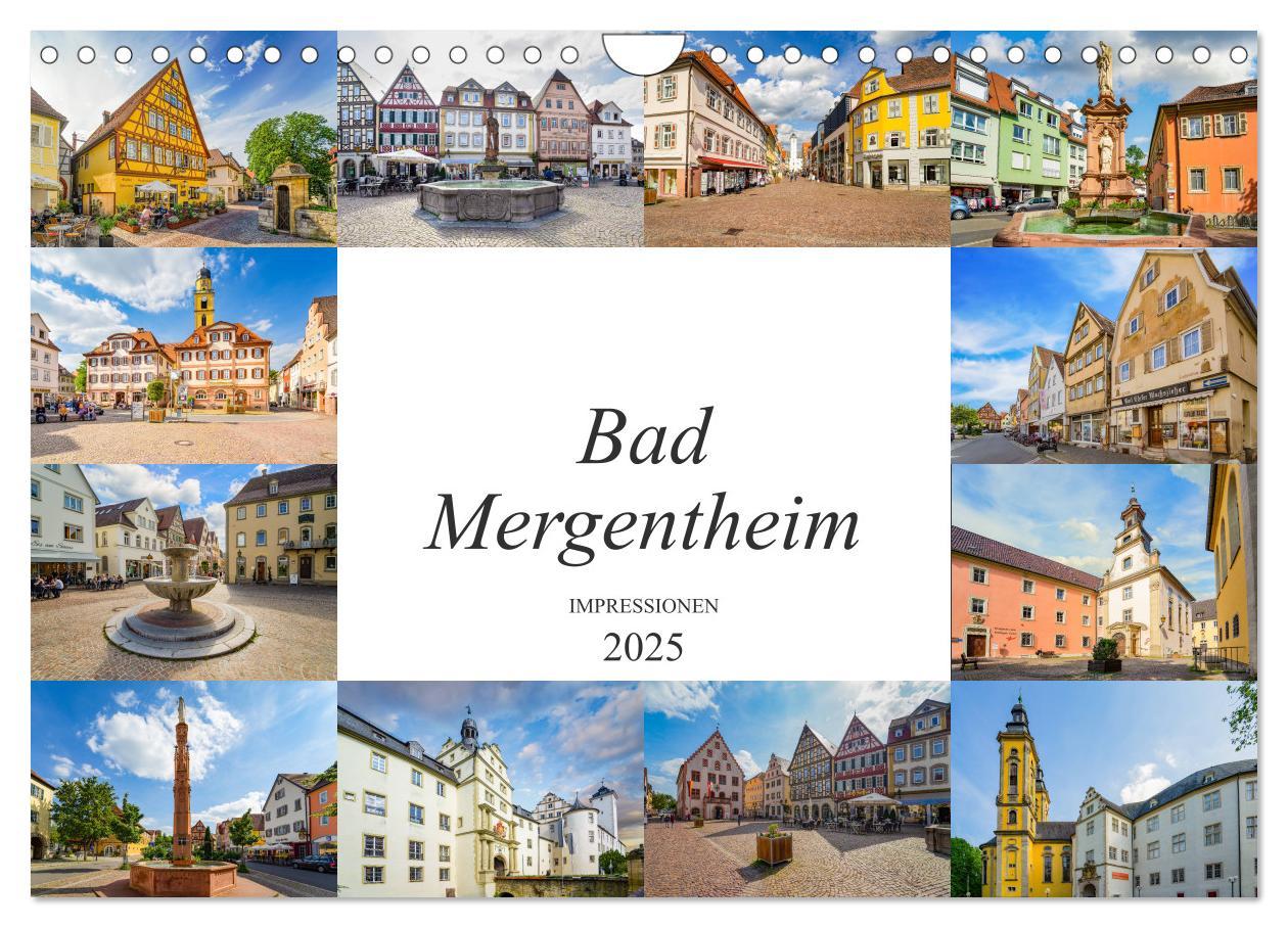 Cover: 9783435224289 | Bad Mergentheim Impressionen (Wandkalender 2025 DIN A4 quer),...