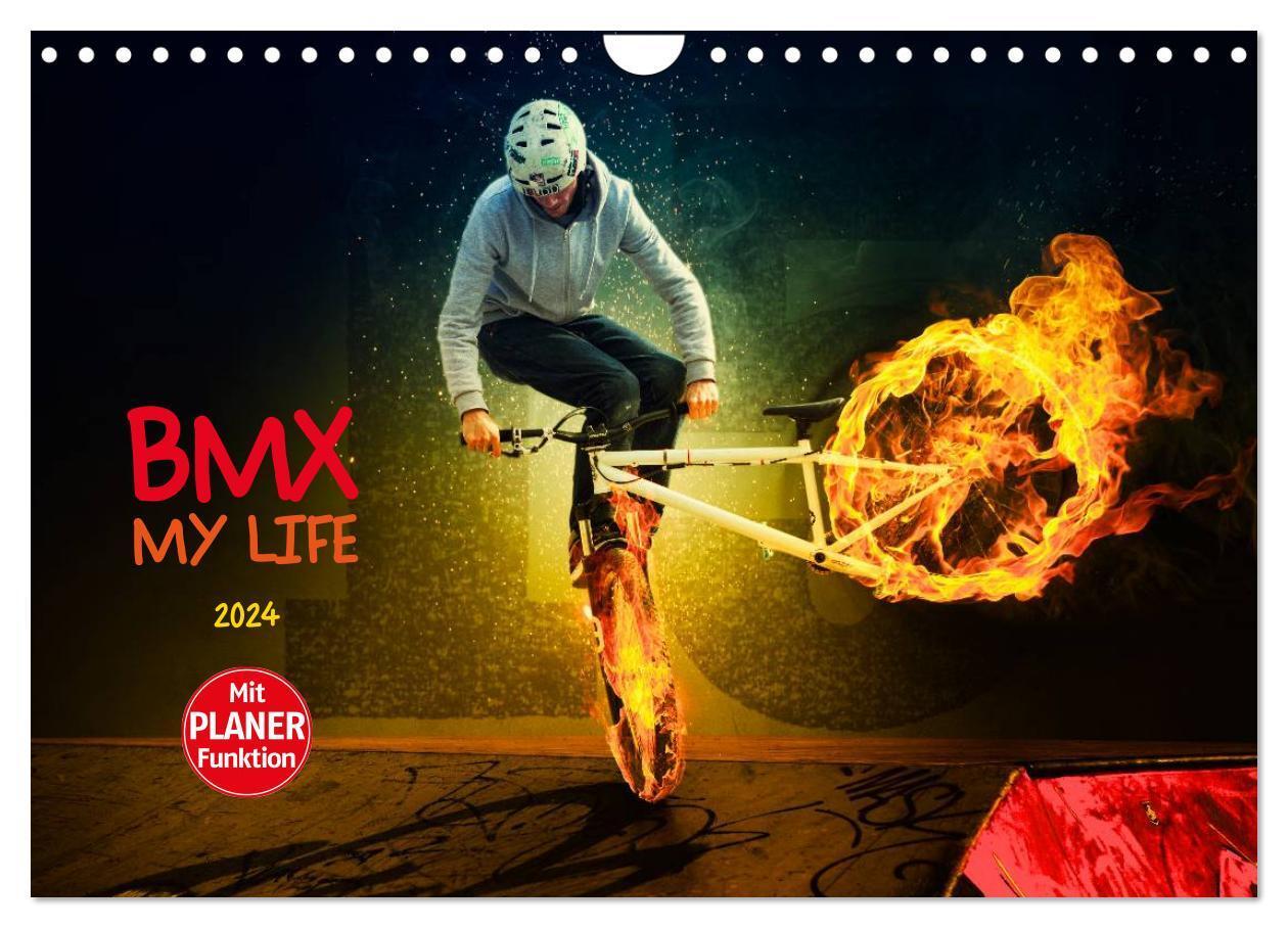 Cover: 9783675894570 | BMX My Life (Wandkalender 2024 DIN A4 quer), CALVENDO Monatskalender