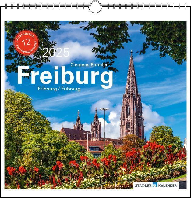 Cover: 9783861924142 | Freiburg 2025 | Postkarten-Tischkalender | Kalender | Spiralbindung