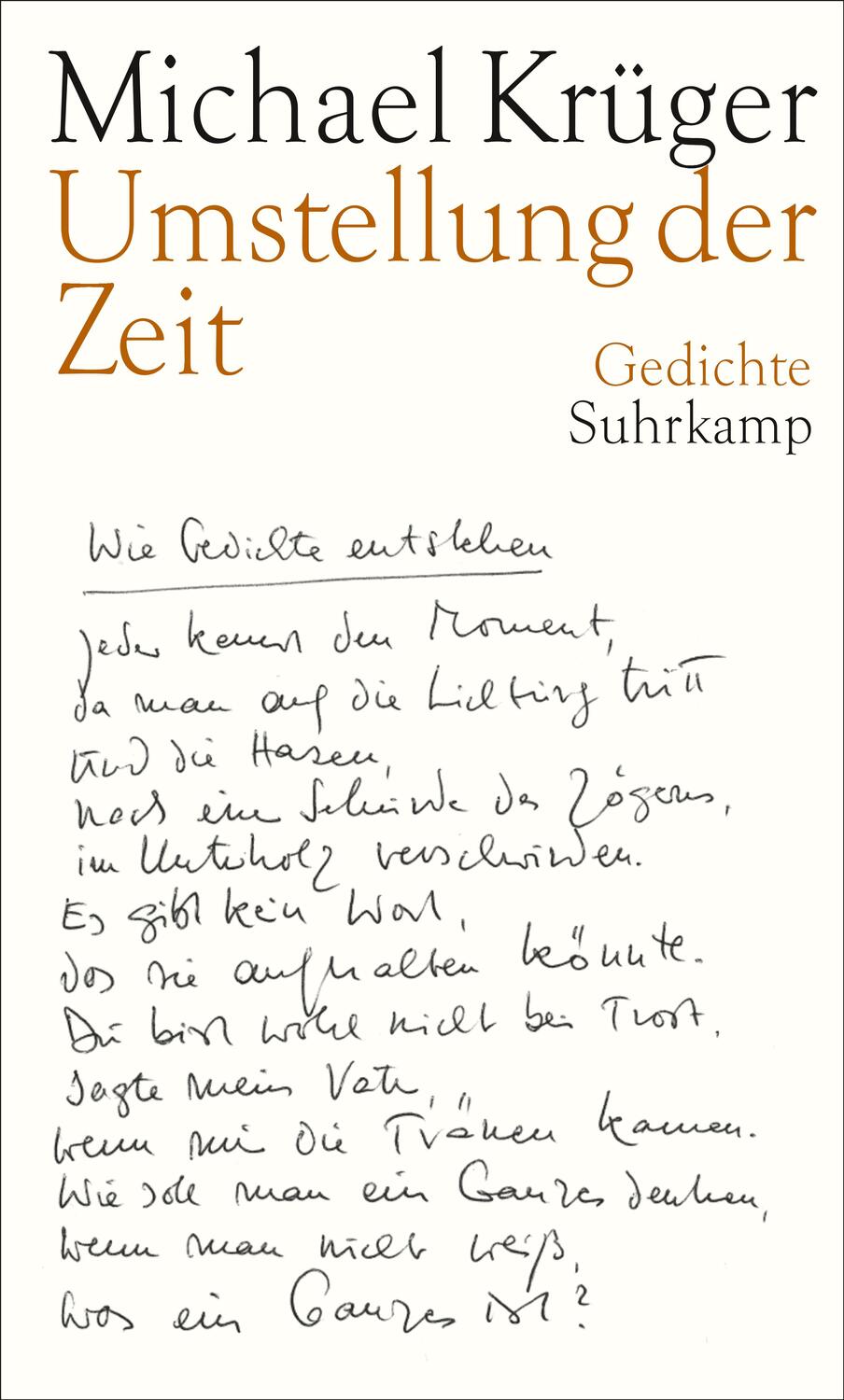 Cover: 9783518423943 | Umstellung der Zeit | Michael Krüger | Buch | Deutsch | 2013
