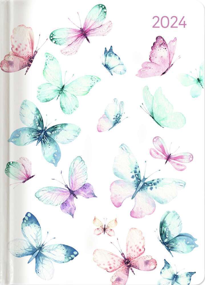 Cover: 4251732338978 | Ladytimer Butterfly 2024 - Schmetterling - Taschenkalender A6...